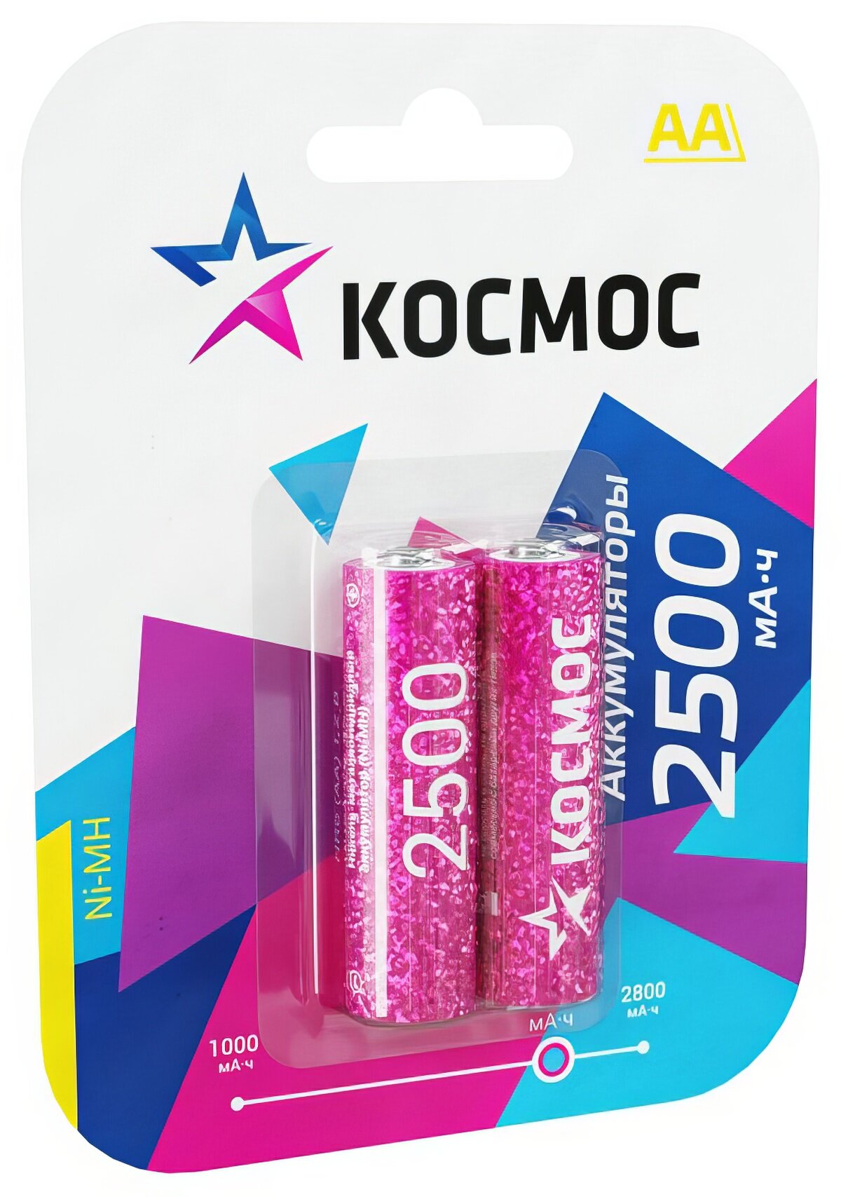 Аккумулятор 2500мАч R6 (AA) NiMH