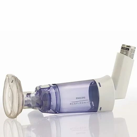 Спейсер для ингалятора Philips Respironics OptiChamber Diamond HH1330/00 с маской для детей от 0 до 18 месяцев