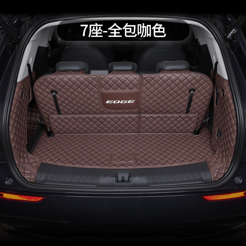 Коврик для багажника Ford Edge 2015-2023 7-местная полная защита бежевый