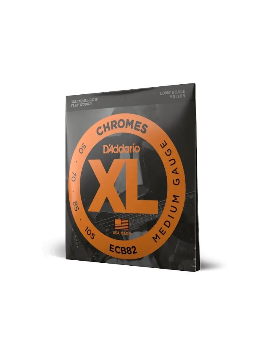 D ADDARIO ECB 82 Струны для бас-гитары серии Chromes Bass, Medium