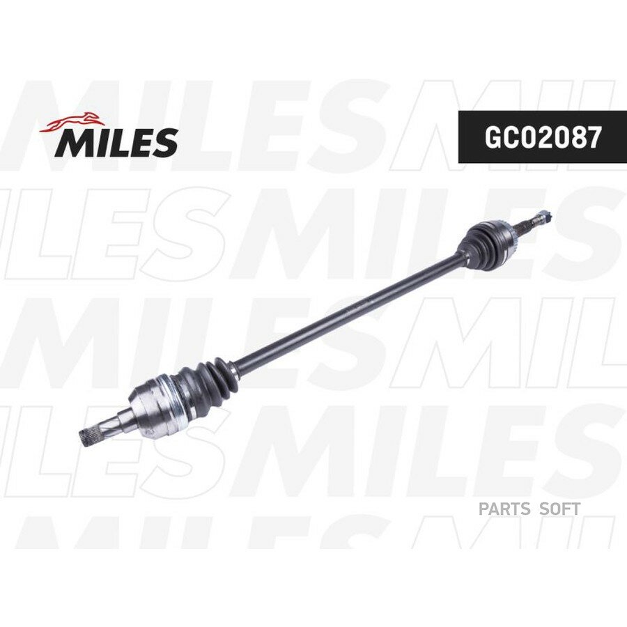 Привод в сборе OPEL VECTRA 1.6-2.5 95-03 прав. MILES GC02087 MILES GC02087