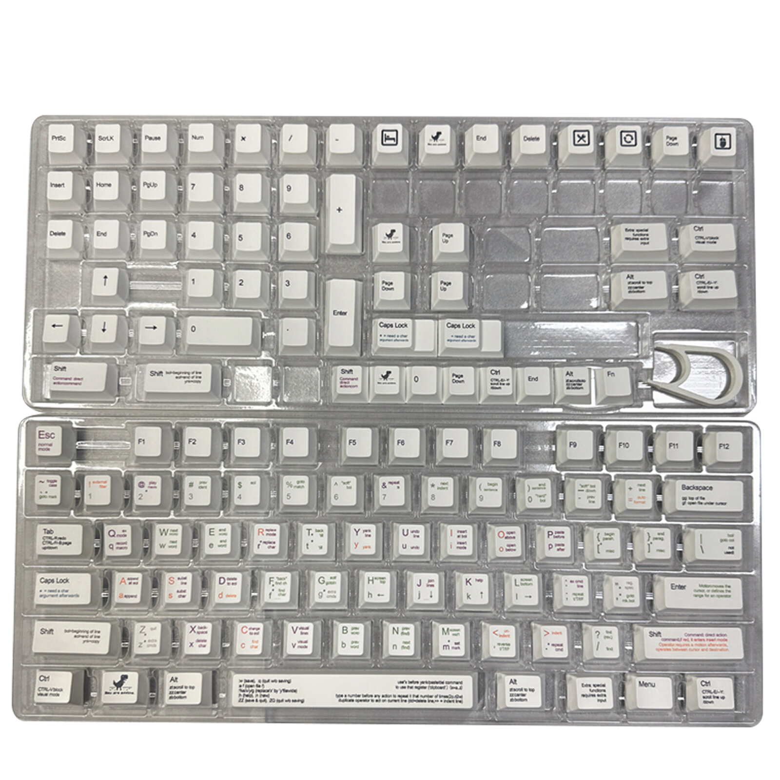 129 клавиш кастомные клавиши программиста PBT