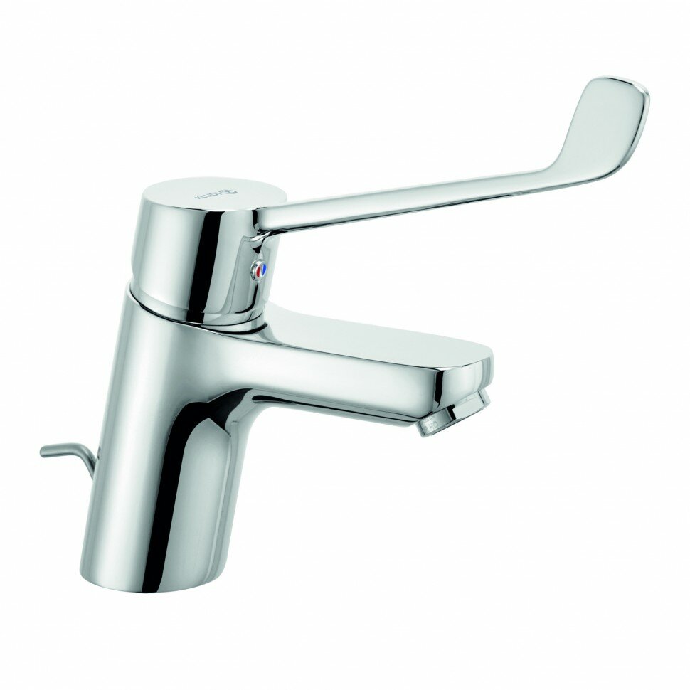 KLUDI PURE&EASY CARE Однорычажный смеситель на умывальник 70, c донным клапаном, арт. 372870565