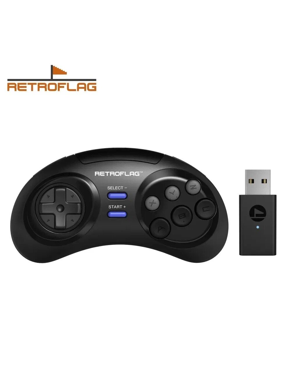 Retroflag Classic 2.4G Gaming Controller-M Wireless для Nintendo Switch Windows MD Mini/Mini 2 и Raspberry Pi