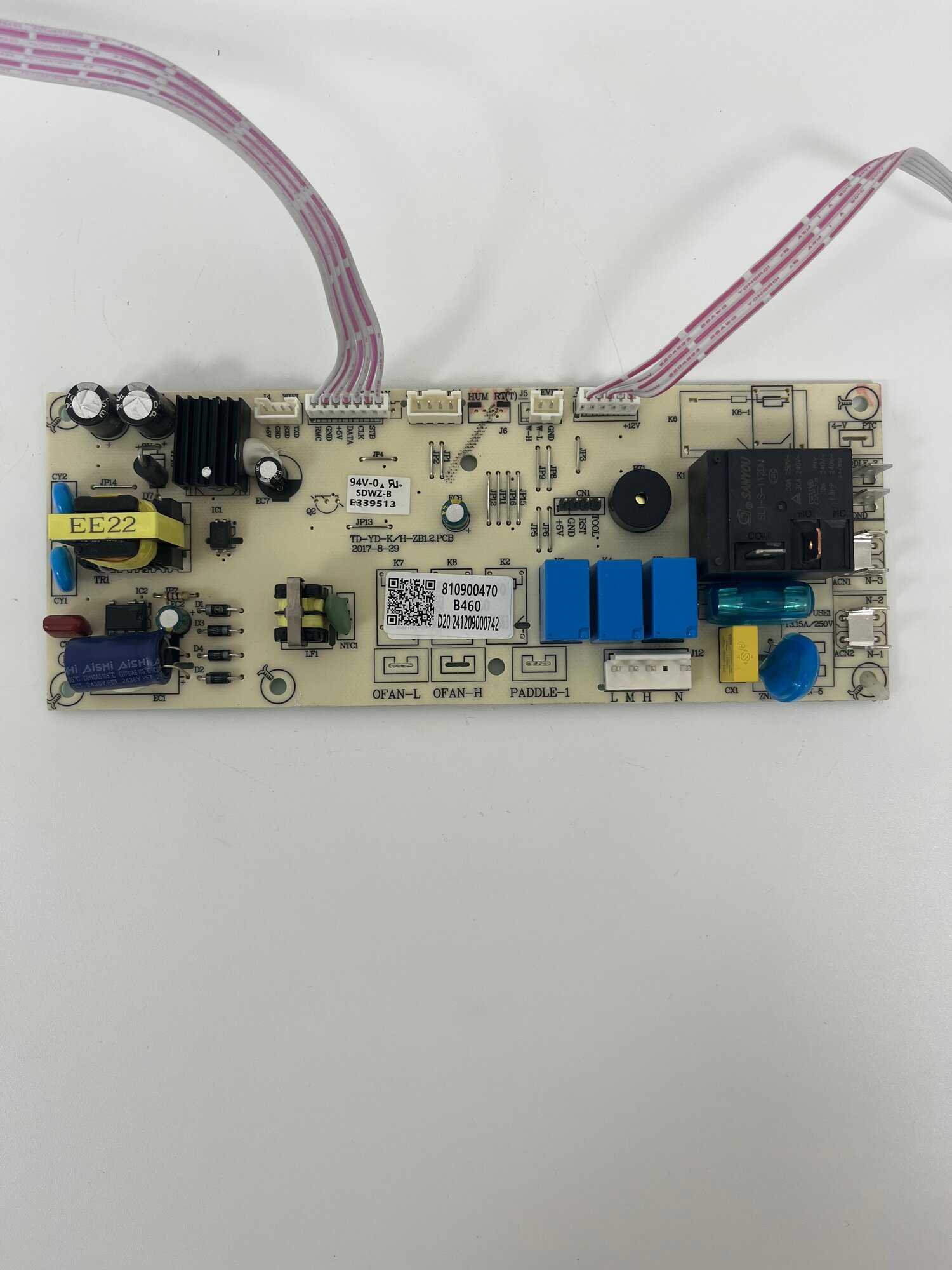 Электронная плата управления TD-YD-K/H-ZB1.2. PCB  для климатической техники