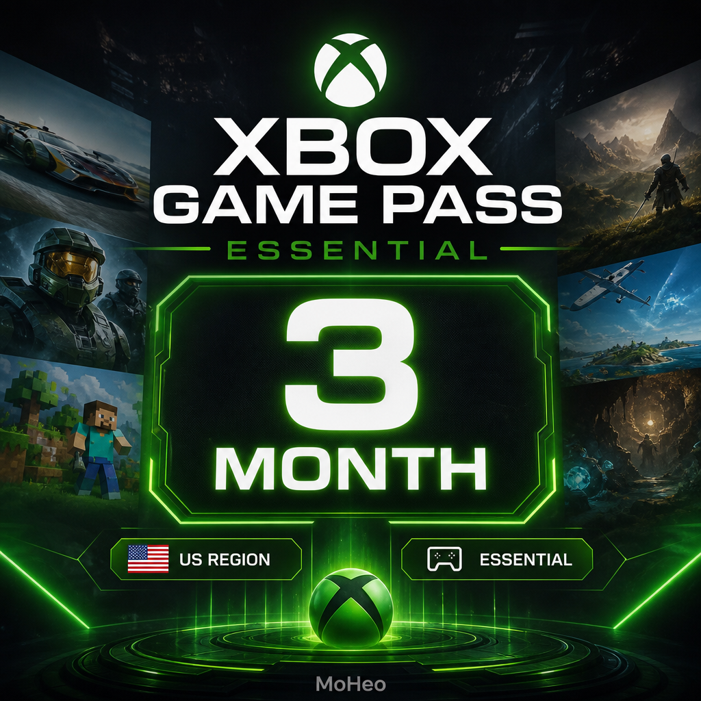 Xbox Game Pass 3 / Цифровой код подписки / Essential / США