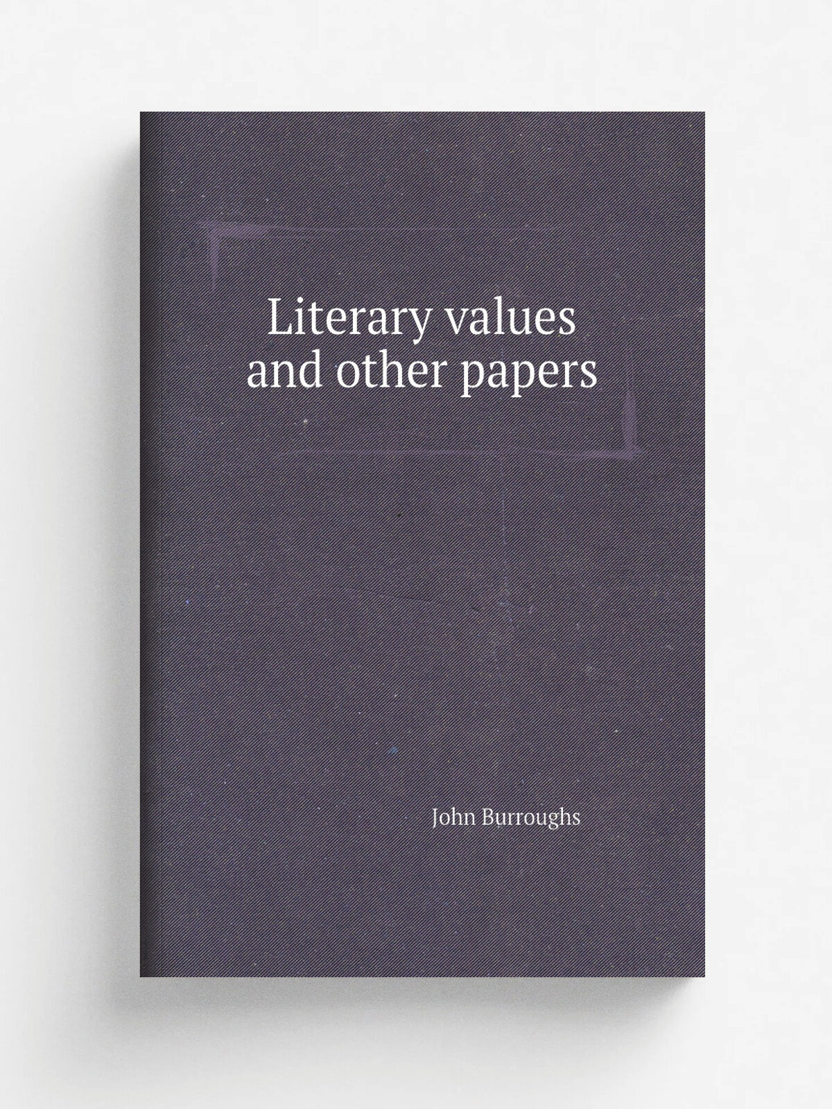 Literary values and other papers | John Burroughs | Репринт