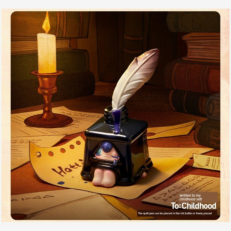 POPMART 1001MOONS Слоник На Горке Серия Фигурка Кольца Сюрприз Коллекционная Модель Открытая Написано Детству