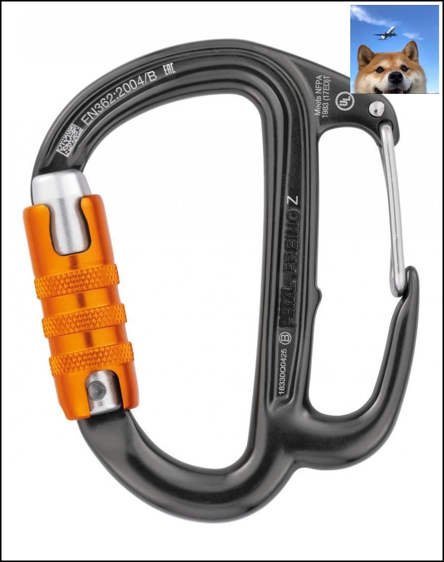Petzl Карабин альпинистский, длина: 103 мм, 1 шт