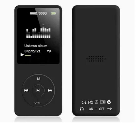 HTMCK Портативный MP3-плеер с ЖК-экраном