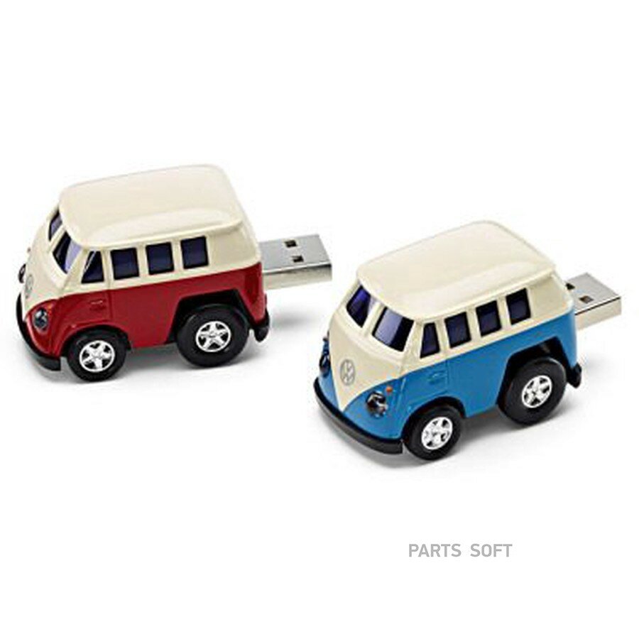 Флеш карта usb синий автобус, 8гб^ от официального дистрибьютора, VAG, артикул 211087620A274