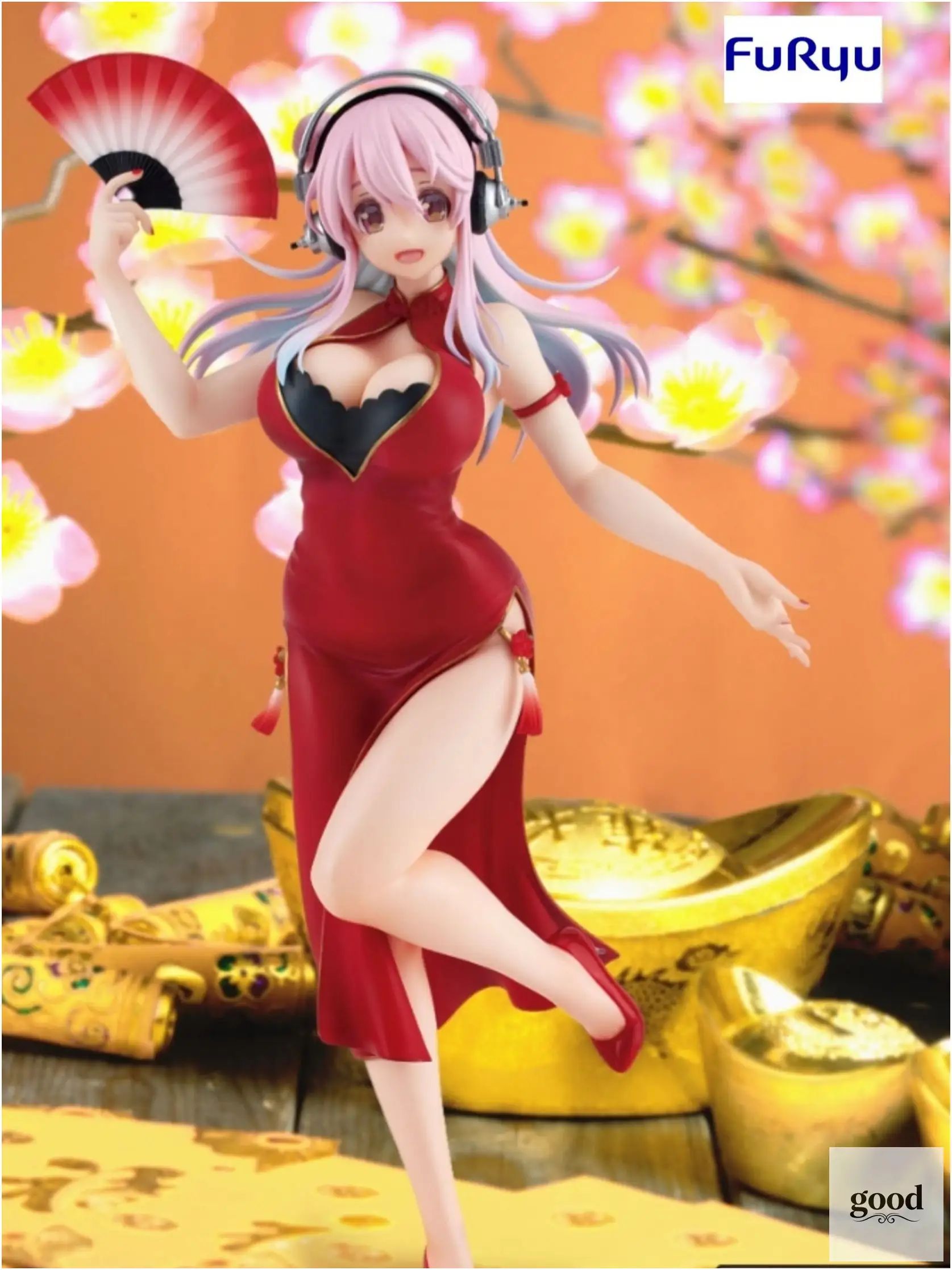 Аниме фигурка FuRyu Trio-Try-iT Super Sonico в образе китайского платья 21см