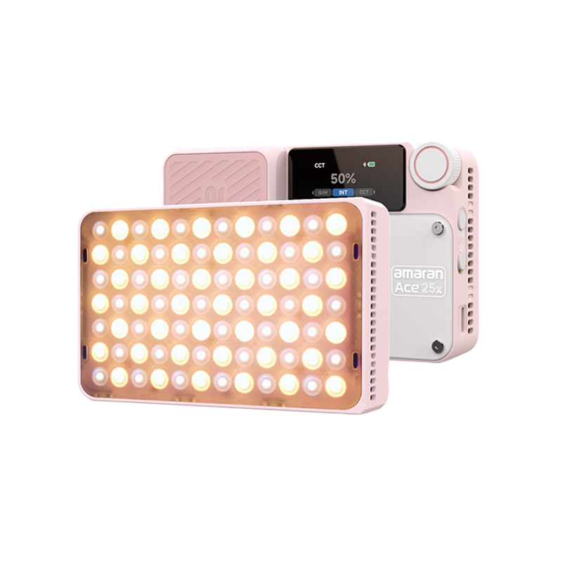AMARAN Aputure ACE 25X Розовый двойная цветовая температура переносной заполняющий свет 25Вт светодиодный фото и