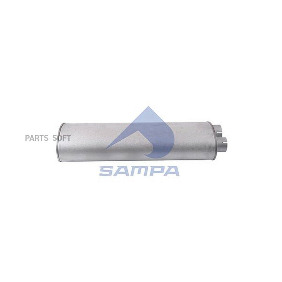 Бочка глушителя MAN от официального дистрибьютора, SAMPA, артикул 021158