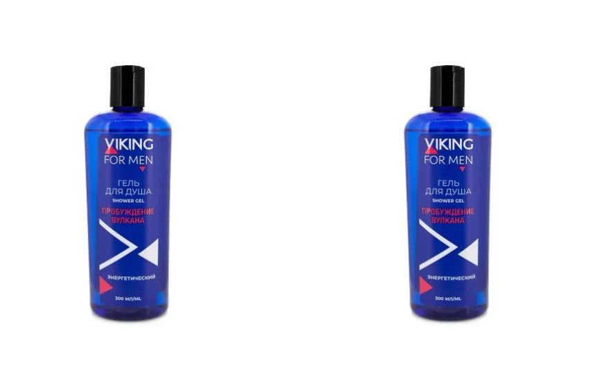 Viking Гель для душа Пробуждение вулкана, 300 мл, 2 шт