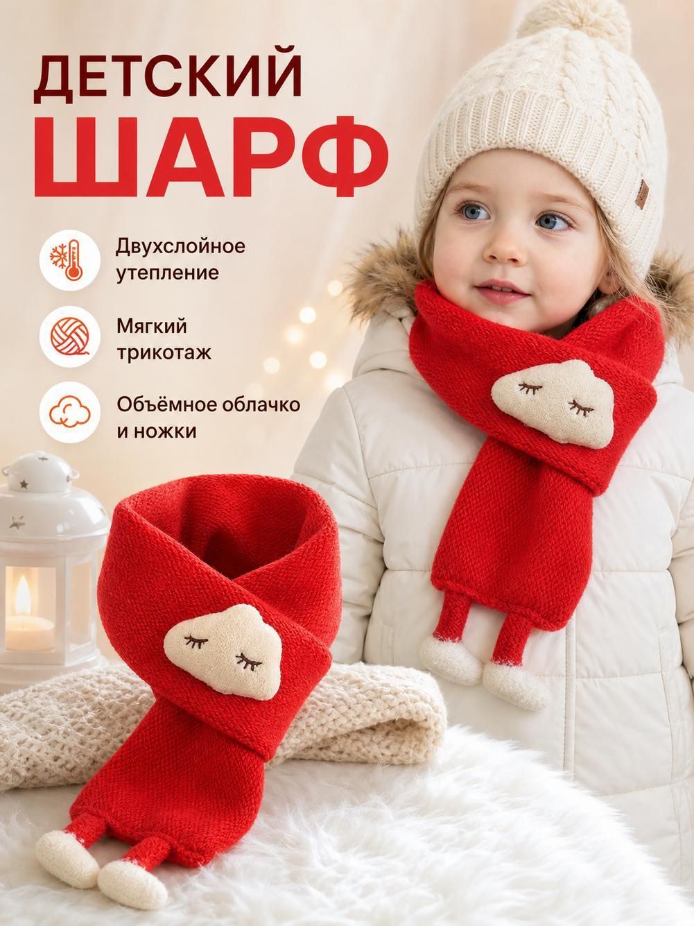 Шарф для девочек