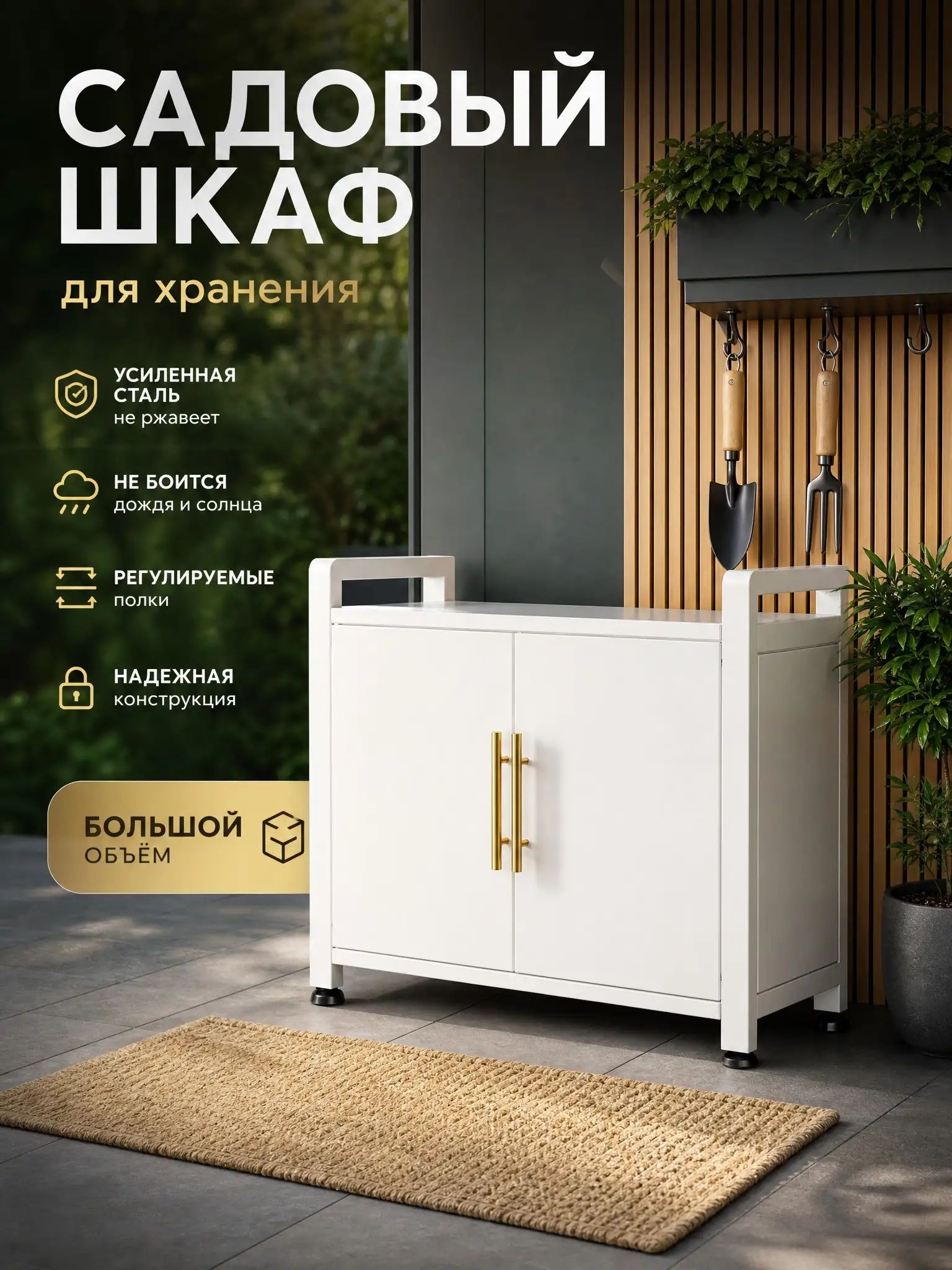 Садовый шкаф уличный