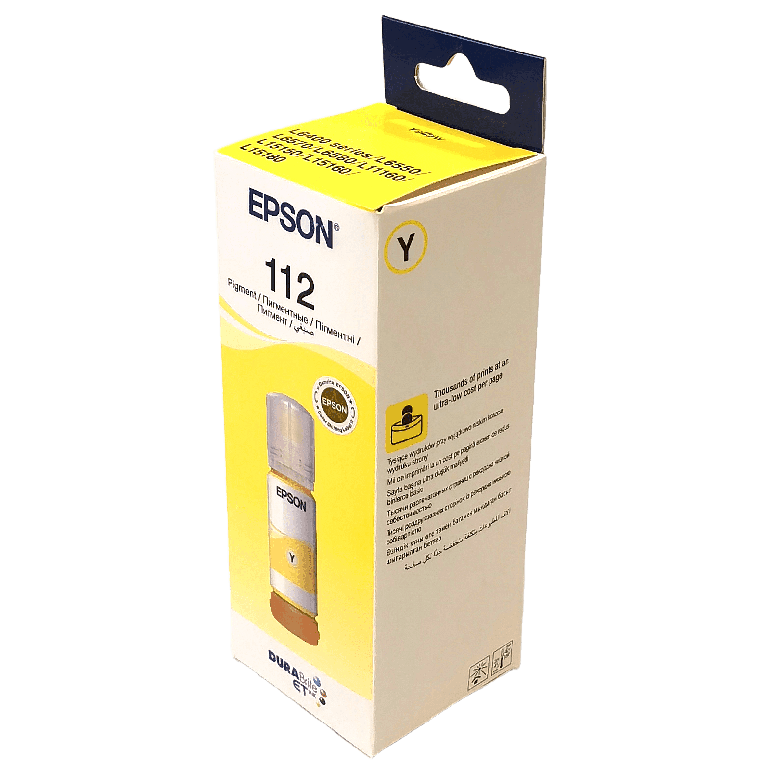 Чернила для принтера Epson 112 (C13T06C44A), Yellow/Желтые, 70 мл
