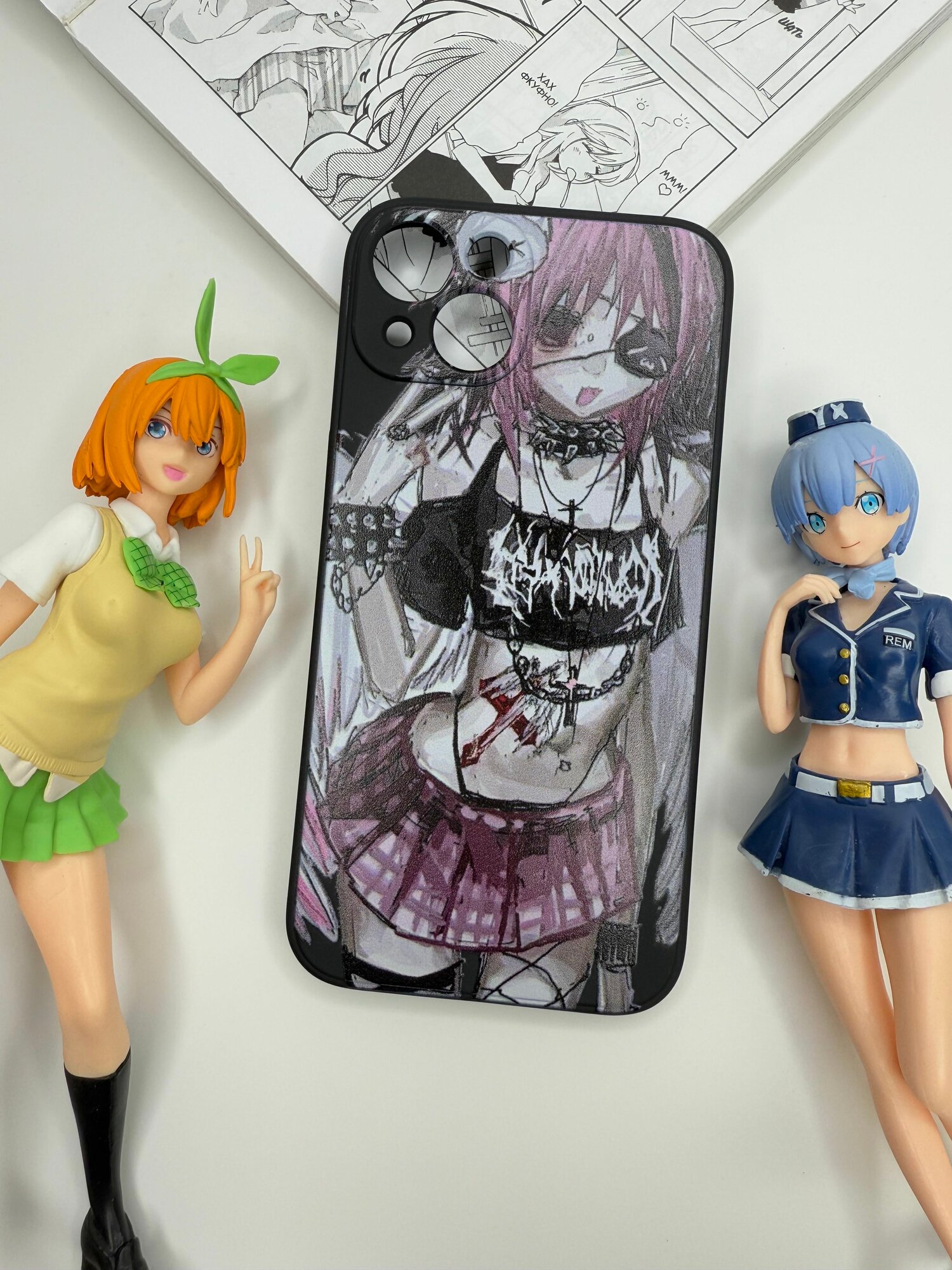 Чехол-Накладка для смартфона Apple iPhone 15, материал силикон, цвет белый