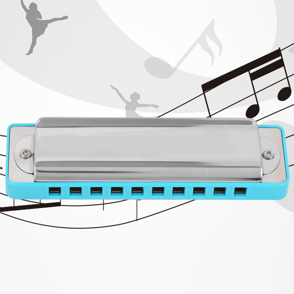 Гармоника, Blues Harmonica E, 10 дюймов, из ABS, для начинающих, водонепроницаемая