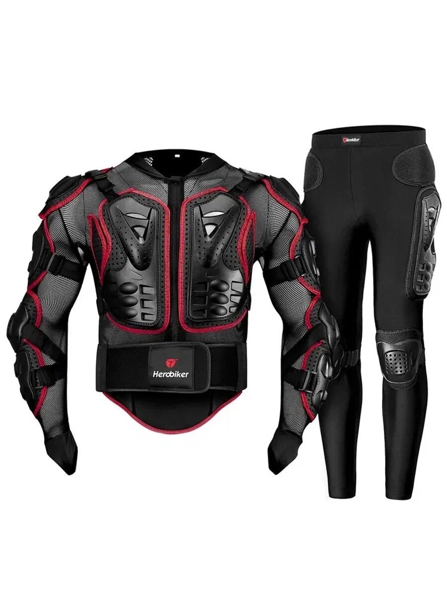 Herobiker Защита спины, размер: XXXL, цвет: красный