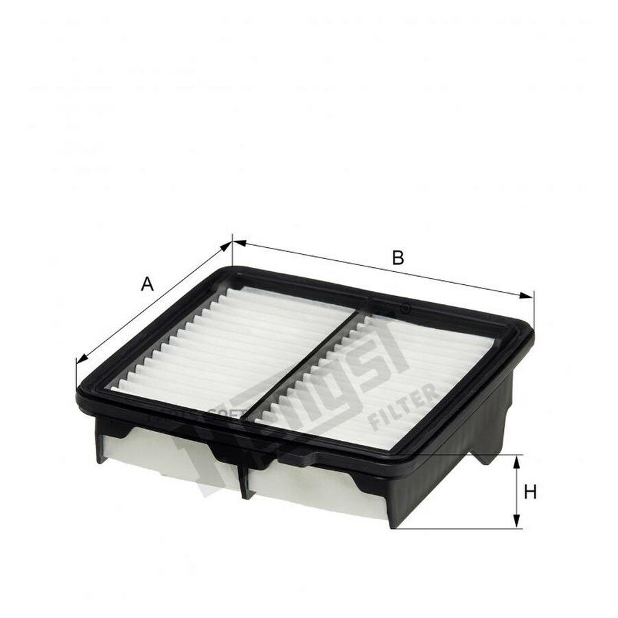 Фильтр воздушный HENGST (C 18 004) HONDA HENGST FILTER E523L | цена за 1 шт