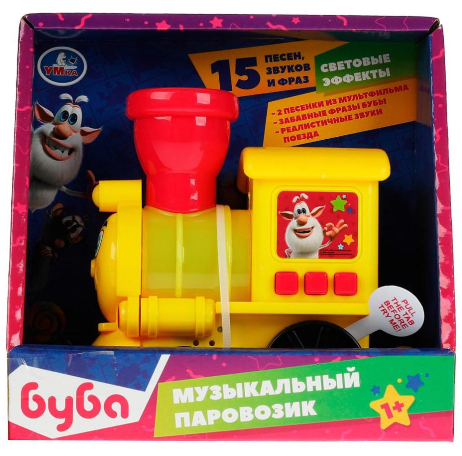 Музыкальный паровозик буба Умка HWA1219047-R2 338750