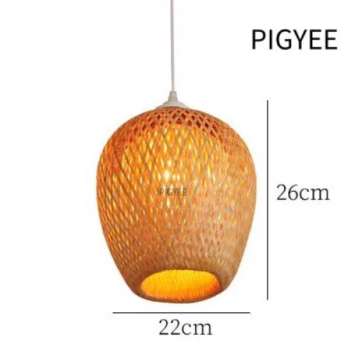 PIGYEE Люстра, E27, 40 Вт