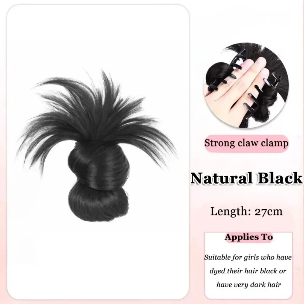 Синтетический хвостик для волос LONGPEAN черный/коричневый --Natural Black