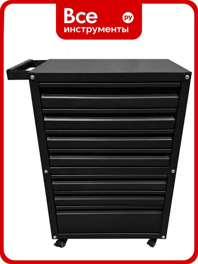 Тележка ILIKPRO Рокки 61, 7 ящиков, чёрная 9005 RSBV-61.550.350.9005