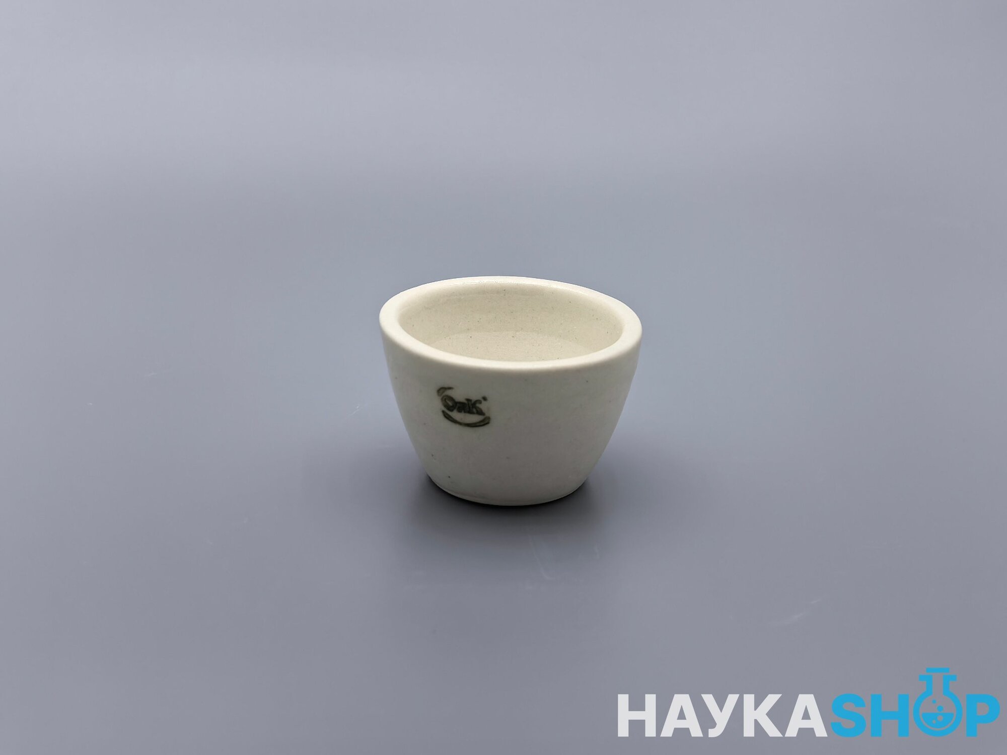 Ступка фарфоровая №1 (50*35 мм), ГОСТ 9147-80, 00-00000077, Оятская керамика, Россия (С1-50/35)