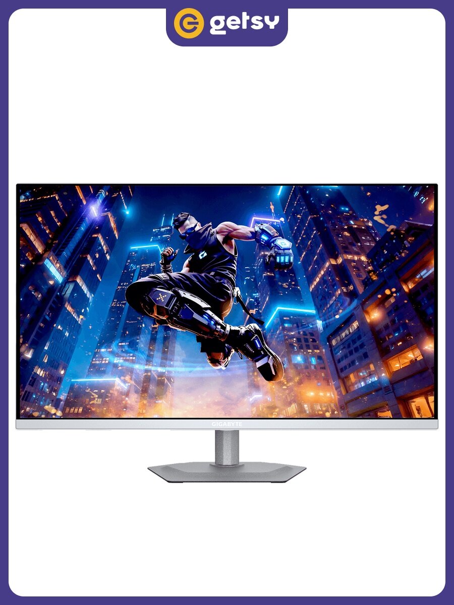 Монитор Gigabyte 26.5" MO27Q2A, 2560x1440, QD-OLED, DisplayPort, HDMI, белый