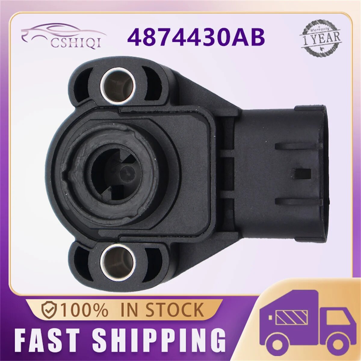 Датчик положения дроссельной заслонки 4874430AB для Sebring Neon Plymouth 2.0l 1995-2002, Chrysler Dodge Cirrus, автозапчасти 48744 30AB