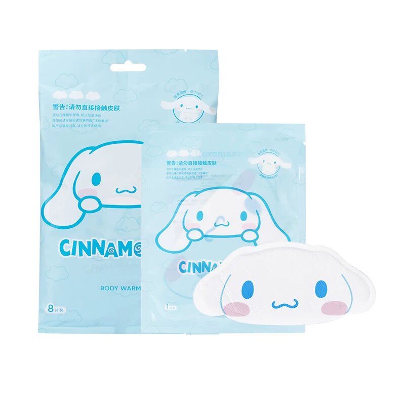 Согревающие пластыри MINISO Sanrio для снятия менструальных болей и защиты от холода. Семеновый согревающий пластырь