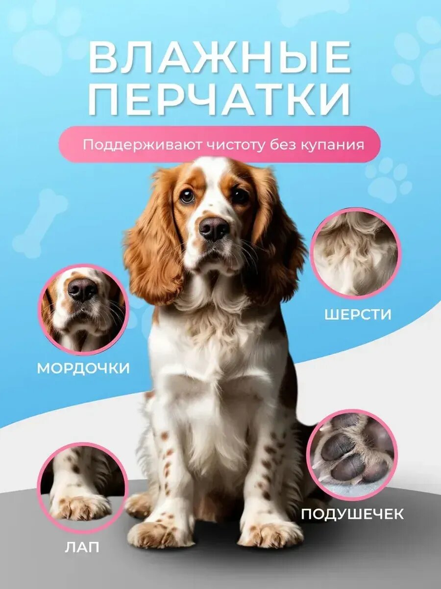 Спа перчатки для животных — фото 1