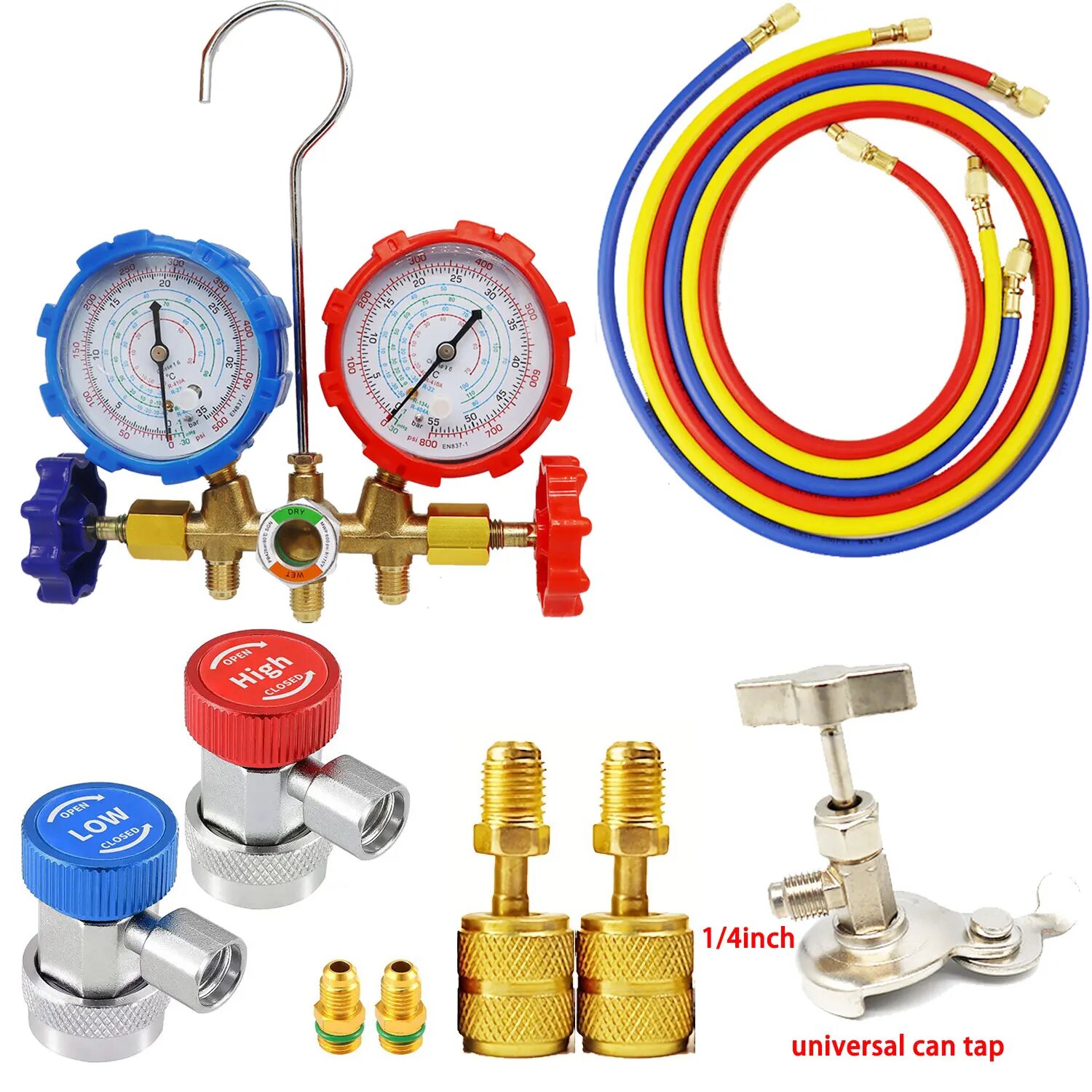 Комплект для кондиционеров R410A R22 R404A R134A, Type 5