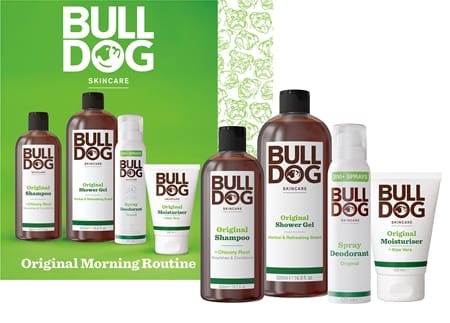 Набор уходовой косметики Bulldog Original Morning Routine, для мужчин
