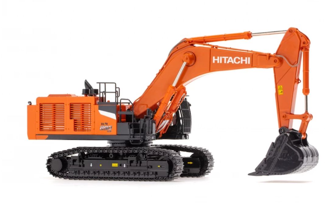 Готовая модель гусеничного экскаватора Hitachi ZX890LCH-7, масштаб 1:50, металлическая, TMC Scale Models