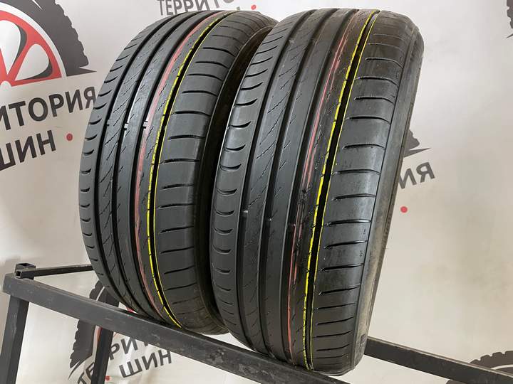 Комплект (2 шт) летних БУ шин Wanli Sport Racing 225/55 R17 20% износ