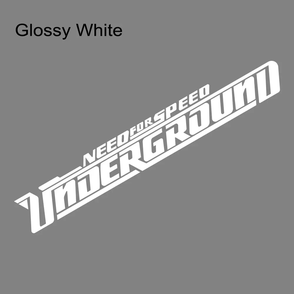 Наклейки NFS Need For Speed Most Wanted Для Гоночных Автомобилей, Glossy White, 60x9cm
