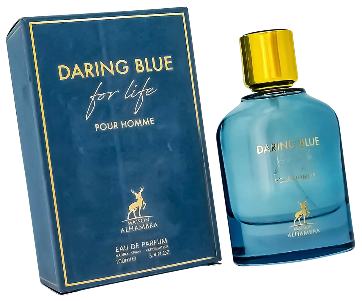 Одеколон для мужчин Альхамбра Даринг Блю Фор Лайф Пур Хом 100 мл - Alhambra Daring Blue For Life