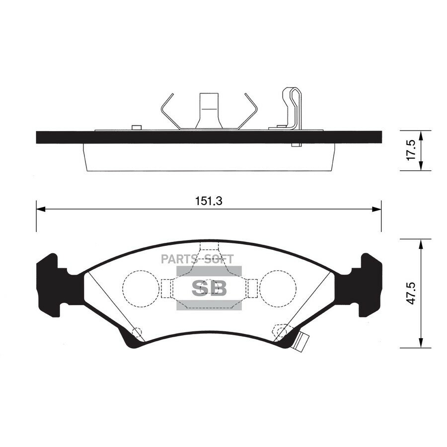 Колодки тормозные SANGSIN BRAKE /0K2Y13323Z/ SEPHIA пер./Cobalt (без АБС) снять скипуны SANGSIN BRAKE SP1063 | цена за 1 шт