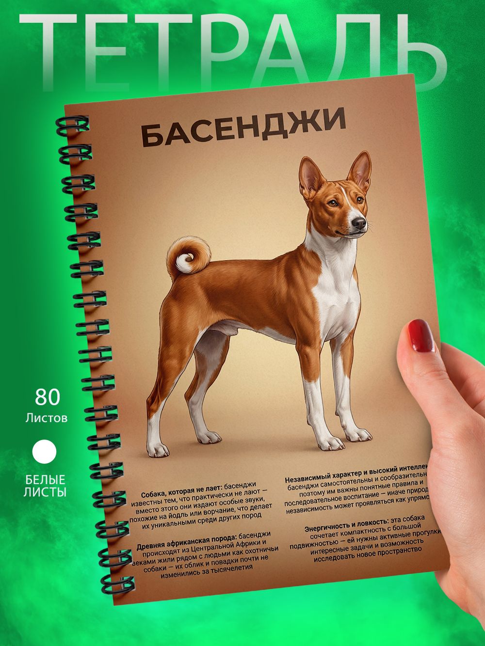 Тетрадь - А5 - Басенджи