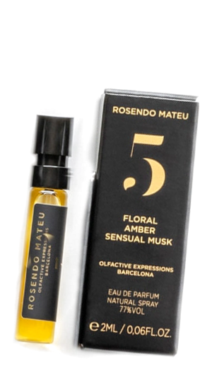 Rosendo Mateu No 5 Floral Amber Sensual парфюм унисекс 2 мл пробник - Матеу Цветы Амбра
