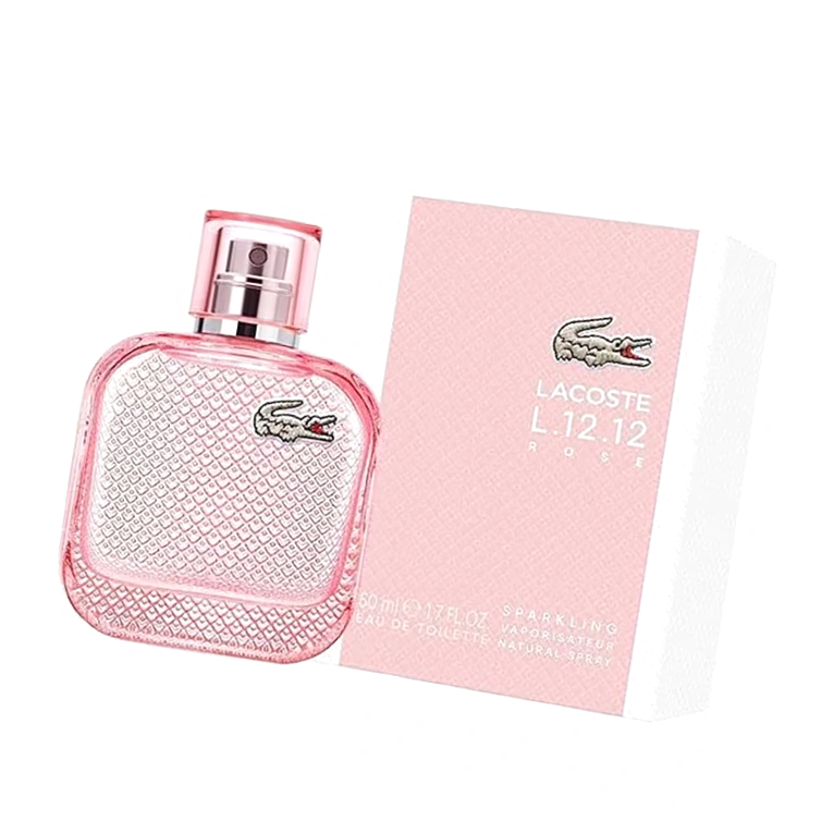Искрящаяся туалетная вода для женщин Лакост Роза Спарклинг 50 мл / L 12.12 Rose Sparkling