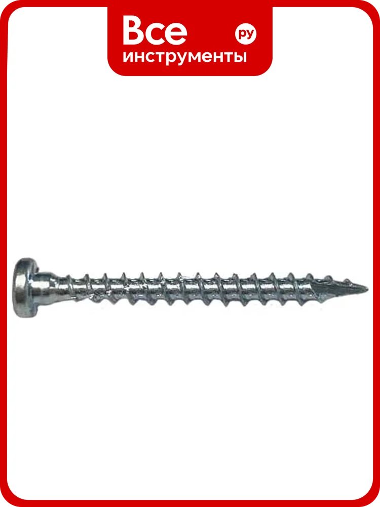 Евро-винт по дереву HIMTEX fix белый цинк, Torx 25 5x50 (200 шт.) 05050EUR