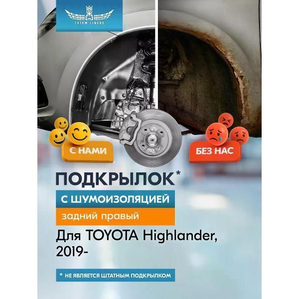 Подкрылок Totem Liners TOTEM. S. AN0174.22