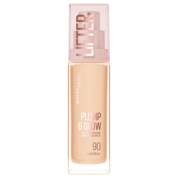 Тональный крем Maybelline New York Lifter Plump & Glow, тон 90, 30 мл