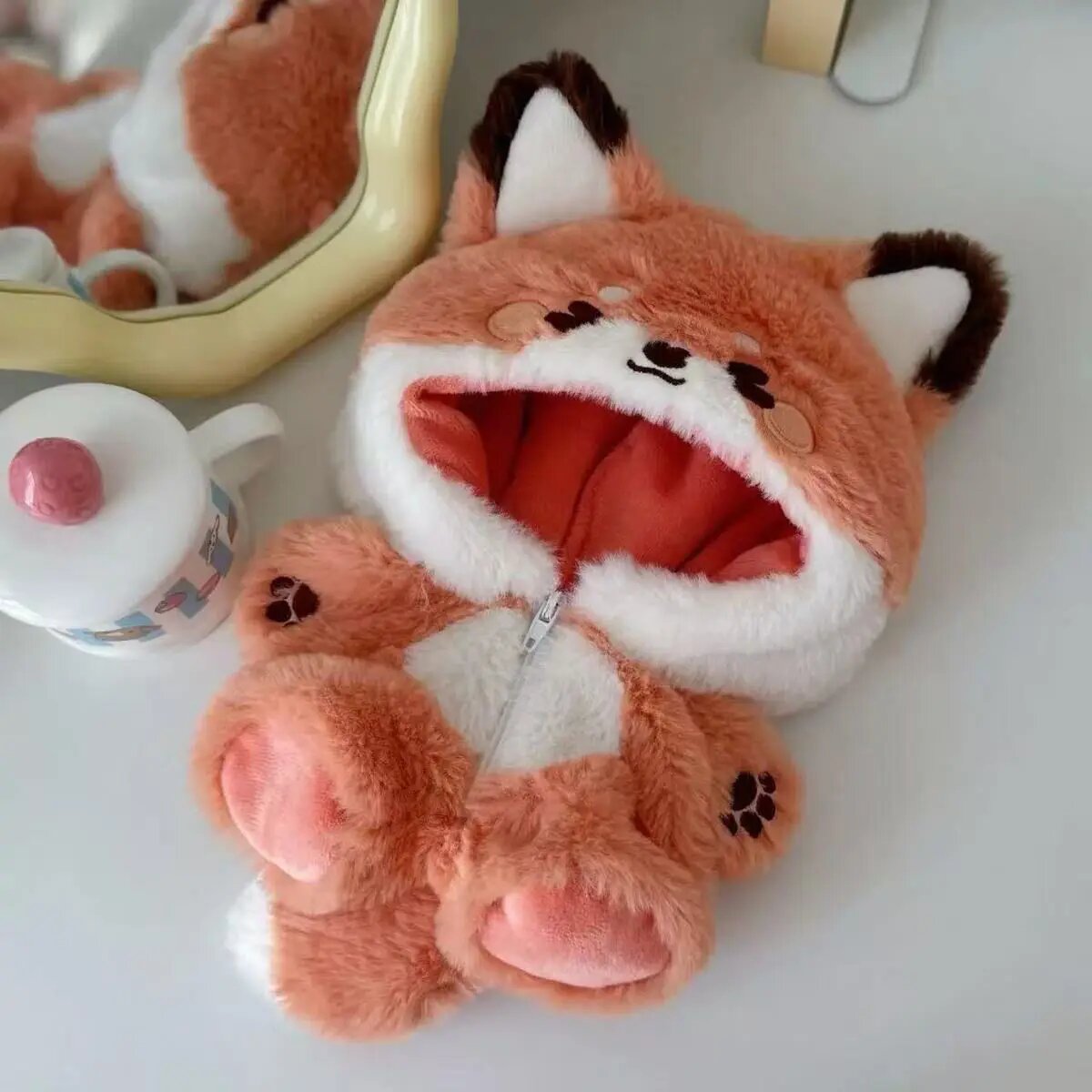 Комплект одежды для кукол 20 см: комбинезон кролик и лиса fox