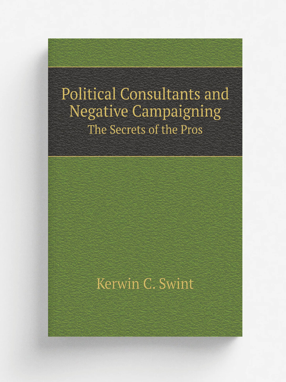 Political Consultants and Negative Campaigning. The Secrets of the Pros
